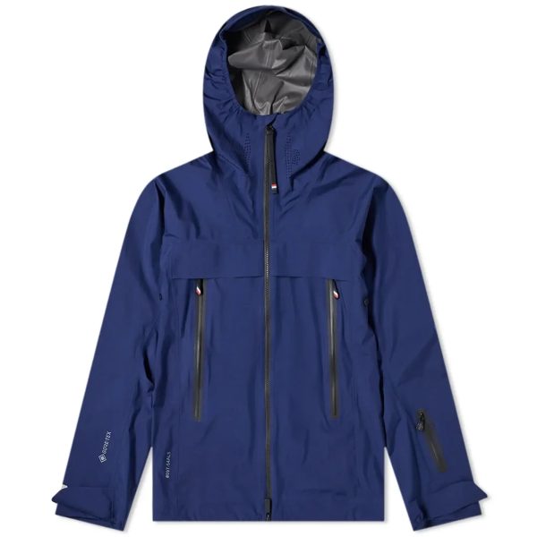 Moncler Grenoble Navy Villair Shell Jacket For Cheap