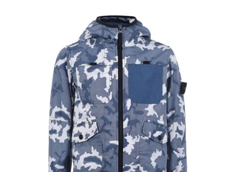 Stone Island Junior Camo Jacket For Cheap