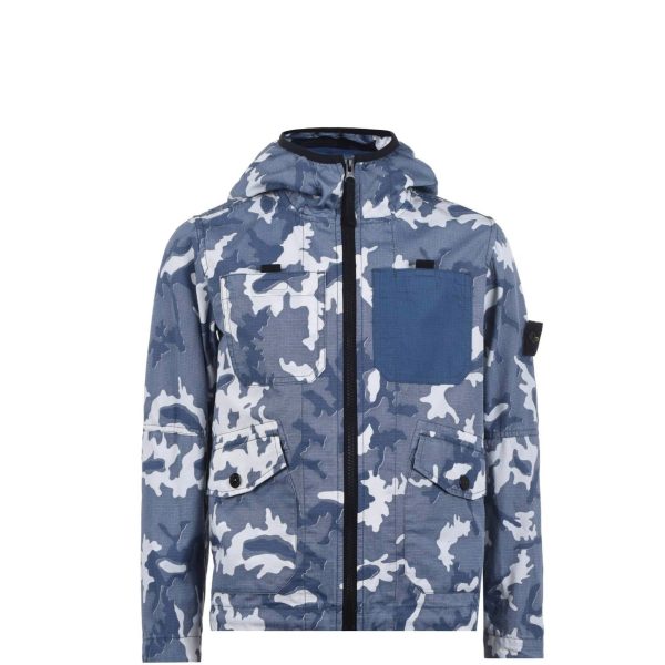 Stone Island Junior Camo Jacket For Cheap