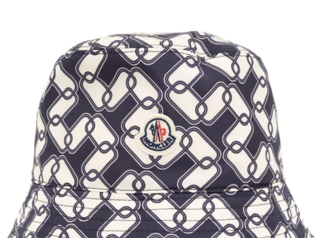 Womens Moncler Logo Bucket Hat on Sale