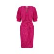 1990s Gail Hoppen Pink Dress Suit with Belt For Discount