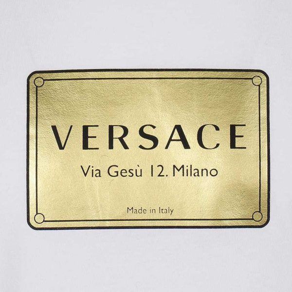 Versace White Graphic T-Shirt Online