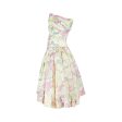 1988 Runway Documented Karl Lagerfeld Floral Marie Antionette Dress Fashion