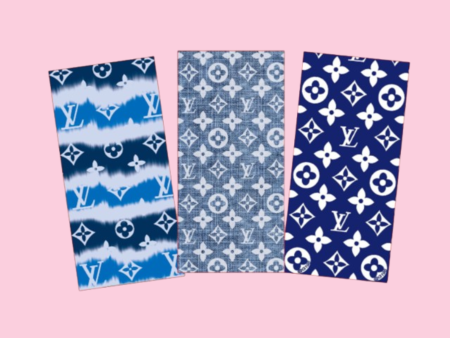 Cash Envelopes | Blue LV | Set of 3 For Sale