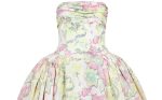 1988 Runway Documented Karl Lagerfeld Floral Marie Antionette Dress Fashion