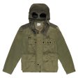 Kids CP Company Green Chrome Goggle Jacket Supply