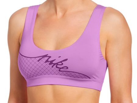 Womens Nike Purple Sports Bra Hot on Sale