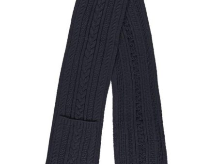 Thom Browne Cable Knit Scarf For Cheap