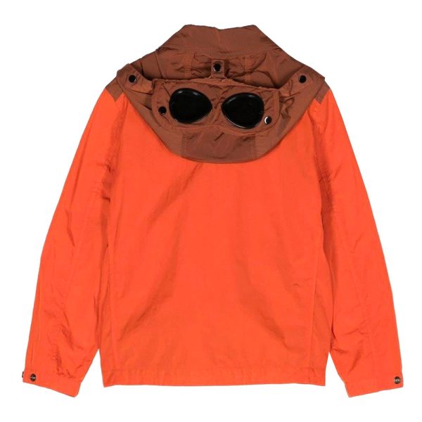 Kids CP Company Orange Chrome Goggle Jacket Online Hot Sale