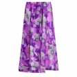 1960s   1970s Purple Floral Skirt Set UK size 8 Online now