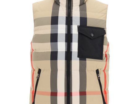 Burberry Reversible Nylon Down Bodywarmer Online Sale