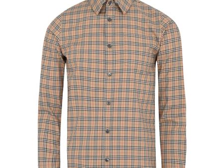 Kids Burberry Check Long Sleeve Shirt For Sale