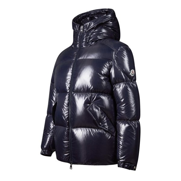 Moncler Navy Baise Puffer Jacket Sale