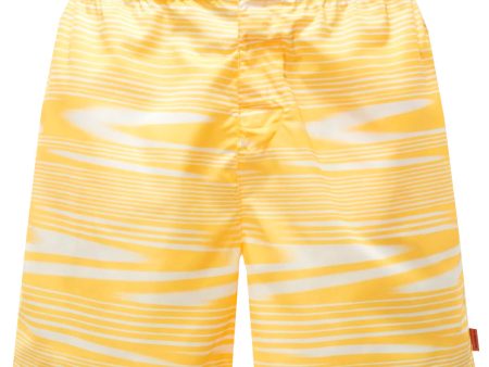 Missoni Yellow Classic Print Swimshorts Supply