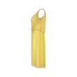 1960s French Couture Yellow Silk Chiffon Sequin Beaded Dress Online