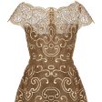 1960s Samuel Winston Gold Lace Dress Online