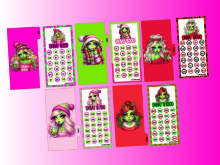 Budget Bundle | Girl Grinch | 5 Envelopes & 5 Challenges For Discount