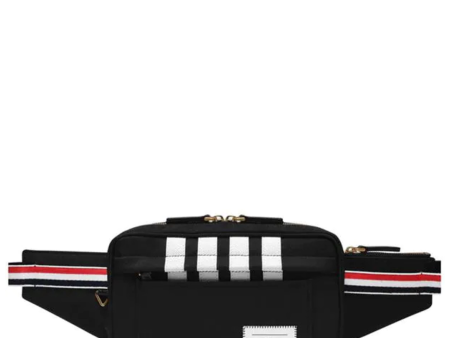 Thom Browne Engineered Stripe Cross Body Bag on Sale