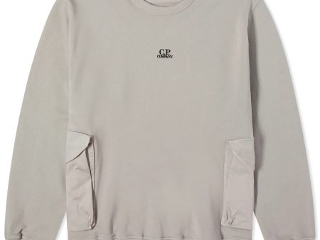 CP Company Embroidered Logo Pocket Sweatshirt Hot on Sale