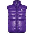 Moncler Purple Aube Padded Gilet Fashion