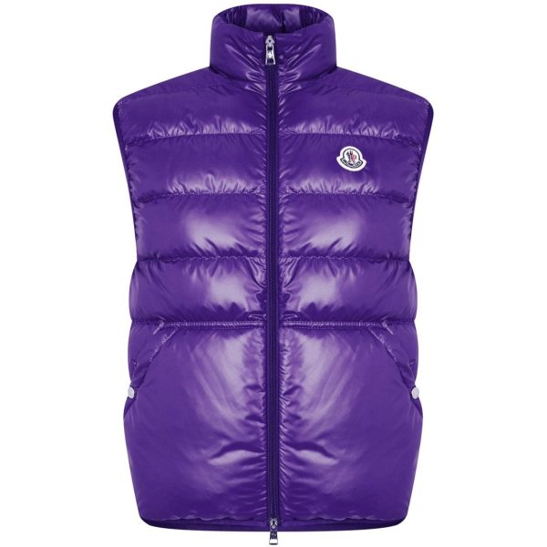 Moncler Purple Aube Padded Gilet Fashion