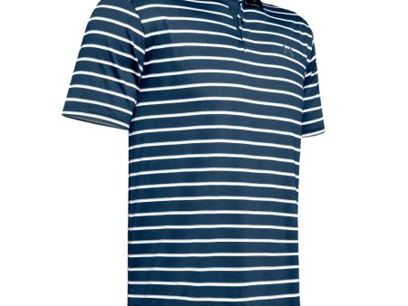 Under Armour Stripe Golf Polo Shirt Hot on Sale