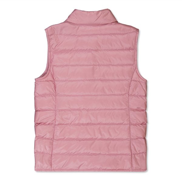 Girls Moncler Pink Liane Bodywarmer Online Hot Sale