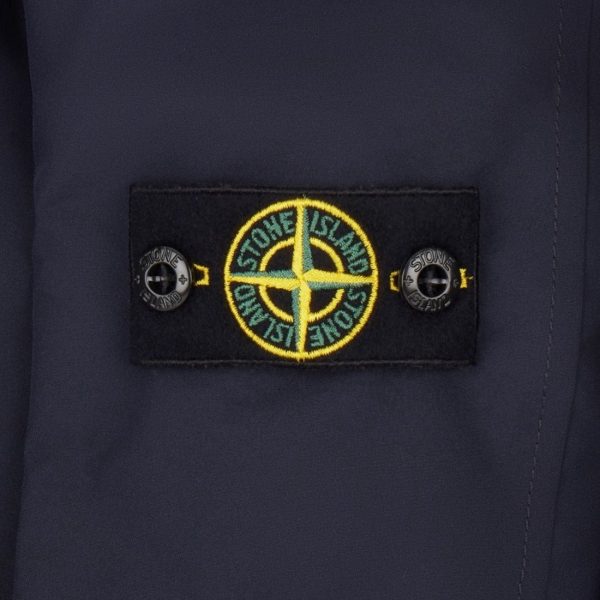 Stone Island Junior Navy Soft Shell Jacket Cheap