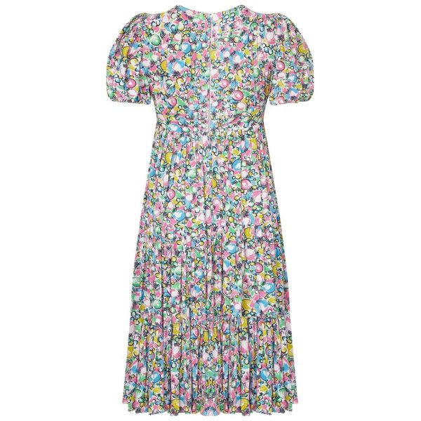 Ossie Clark for Radley Celia Birtwell Bubble Print Smock Dress circa 1969 Online now