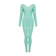 1991 Gianni Versace Turquoise Lycra Catsuit Online Hot Sale