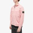 Stone Island Supima Cotton Twill Zip Overshirt Discount