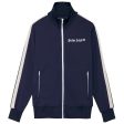 Palm Angels Navy Track Jacket Online Hot Sale