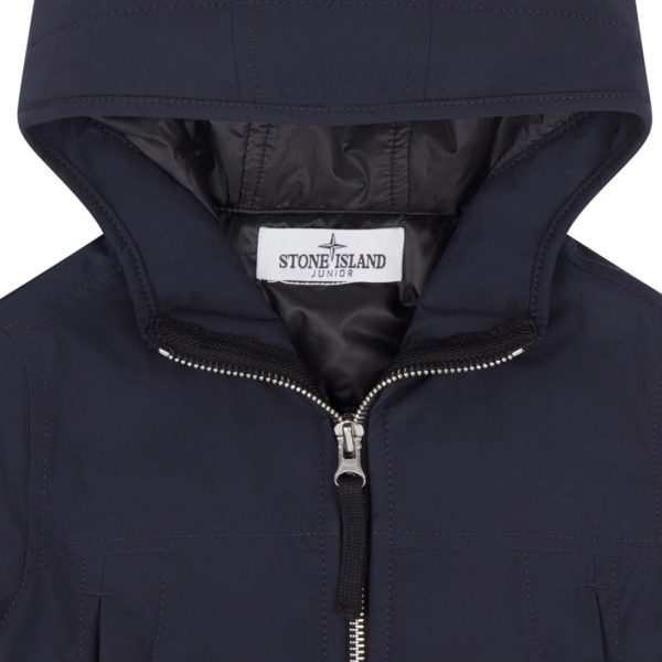 Stone Island Junior Navy Soft Shell Jacket Cheap