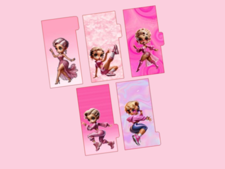 Cash Envelopes | Pink Betty Boop 1 | Set of 5 Online now