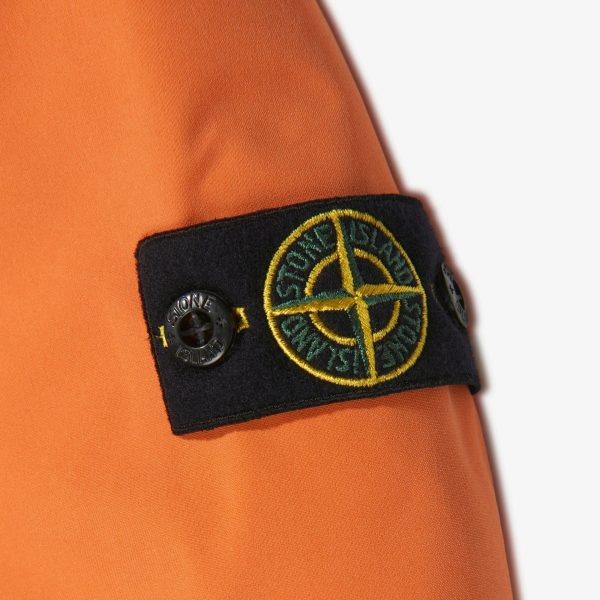 Stone Island Junior Hooded Soft Shell Down Jacket Online now