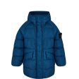 Stone Island Junior Crinkle Reps Down Coat Cheap