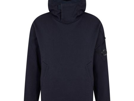 CP Company Navy Lens Hoodie Discount