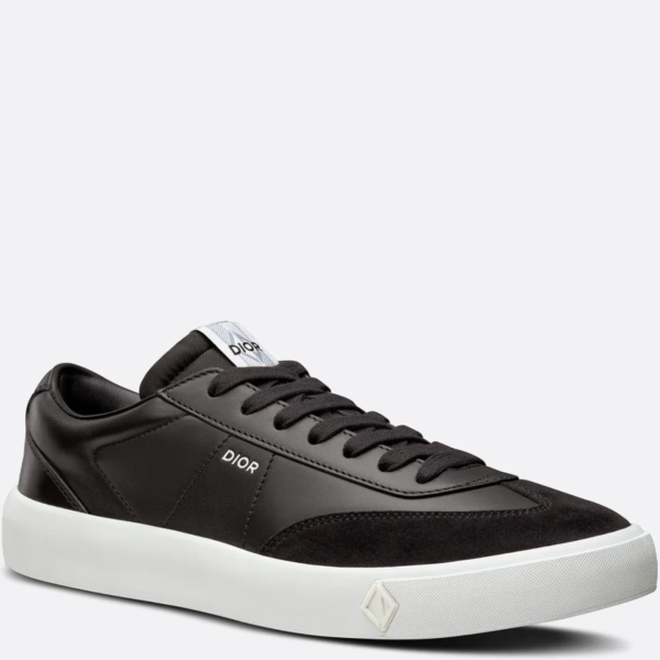 Dior B101 Black Leather Trainers For Sale