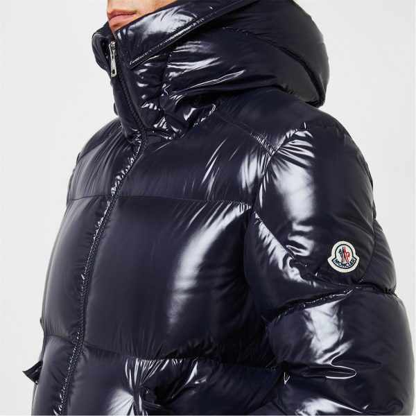 Moncler Navy Baise Puffer Jacket Sale