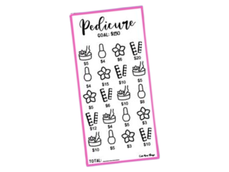 Savings Insert or Cash Envelope | Square | Pedicure Fashion