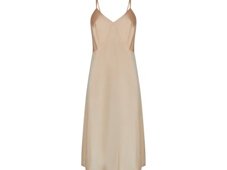 1950s Blush Pink Satin Slip Dress Online now