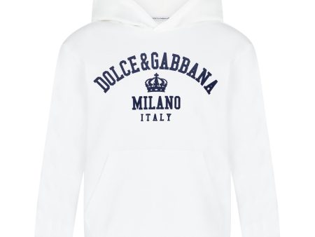 Kids Dolce & Gabbana Logo Hoodie Sale