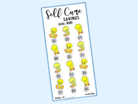 Savings Insert or Cash Envelope | Tweety | Self Care For Discount