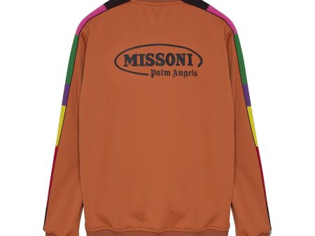 Palm Angels x Missoni Orange Track Jacket Online now