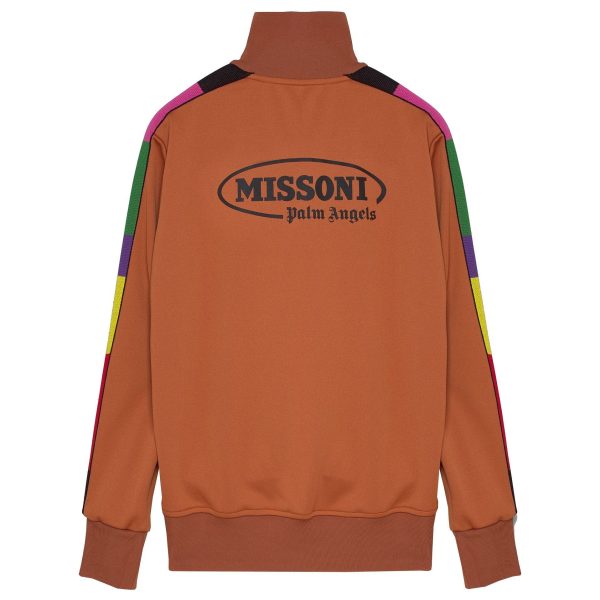 Palm Angels x Missoni Orange Track Jacket Online now