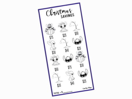 Savings Insert or Cash Envelope | Stitch | Christmas Savings Online Sale