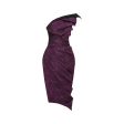 Fine and Rare 1986 Antony Price Purple Bird Dress Supply