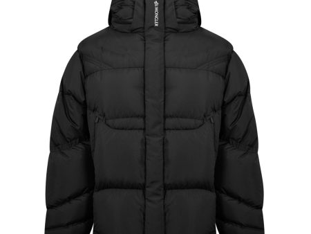 Moncler Black Jarama Puffer Jacket Discount