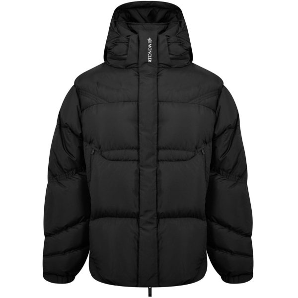 Moncler Black Jarama Puffer Jacket Discount