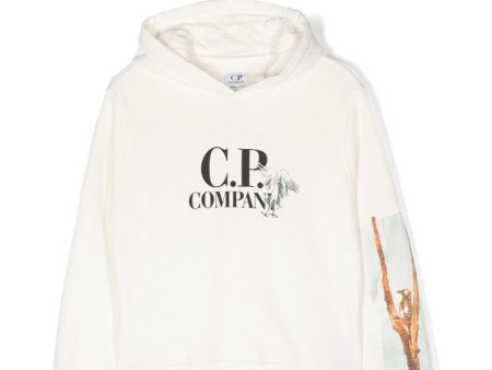 Kids CP Company Bird Logo Hoodie Online Sale